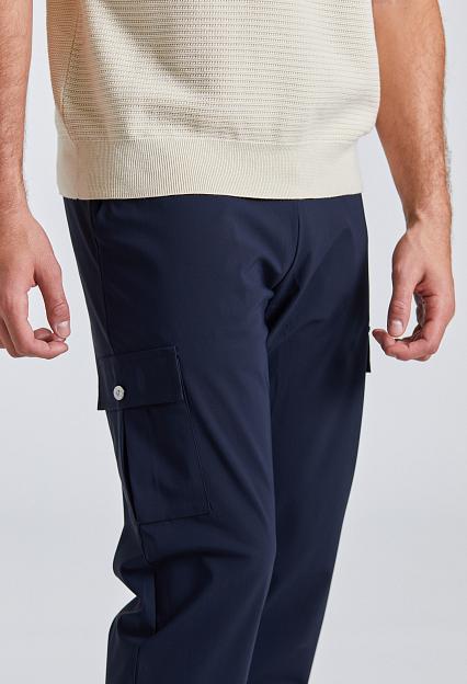 Stenströms Leisure Cargo Pants Dk Navy